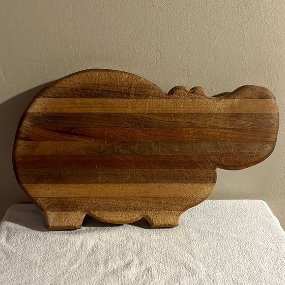 Other - House Hippo Wood Block